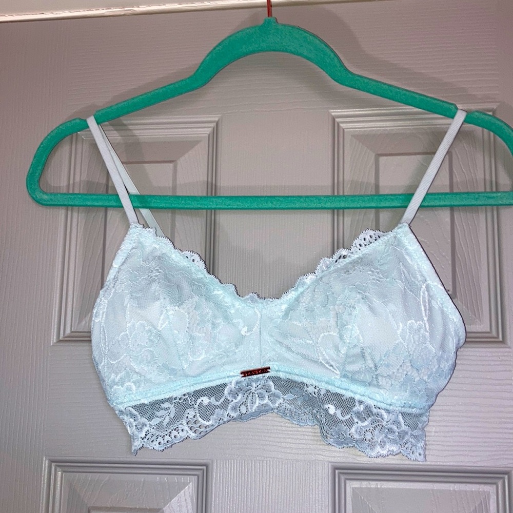 Danskin Soft Aqua Lacy Bra - 34B